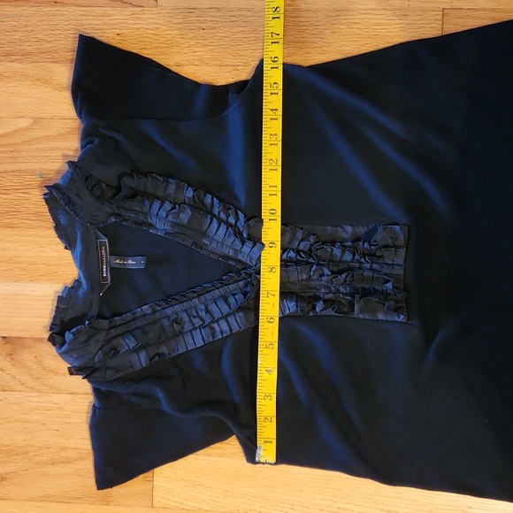 BCBGMAXAZRIA Silk Blend Black Dress Size Small - Picture 8 of 8